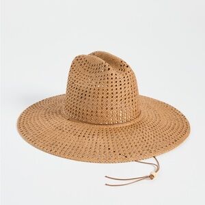 Lack of Color straw hat with adjustable leather chord